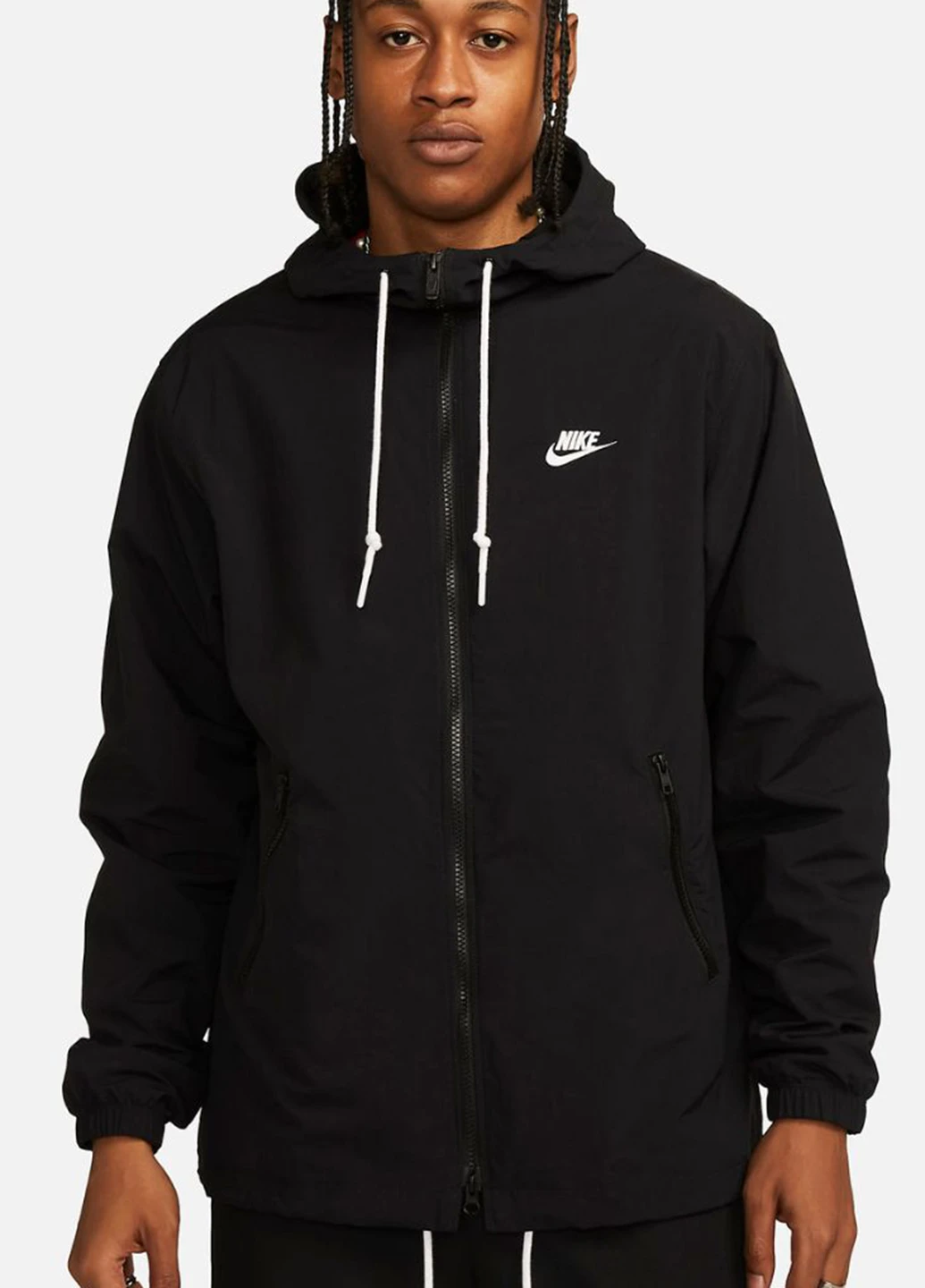 Черная демисезонная куртка fb7397-010 Nike Full-Zip Woven