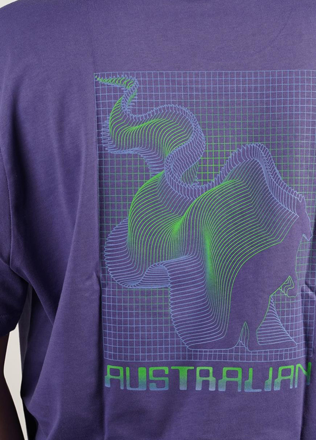 Синя футболка hcuts0050-302 Australian T-SHIRT JERSEY ZOOM