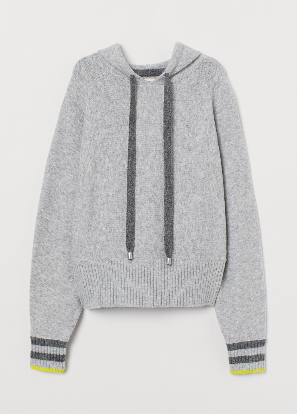 Светло-серый демисезонный свитер H&M