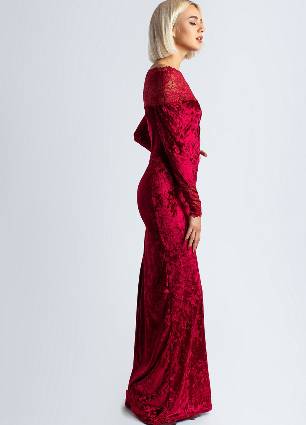 Красное вечернее платье Modna Anka однотонное