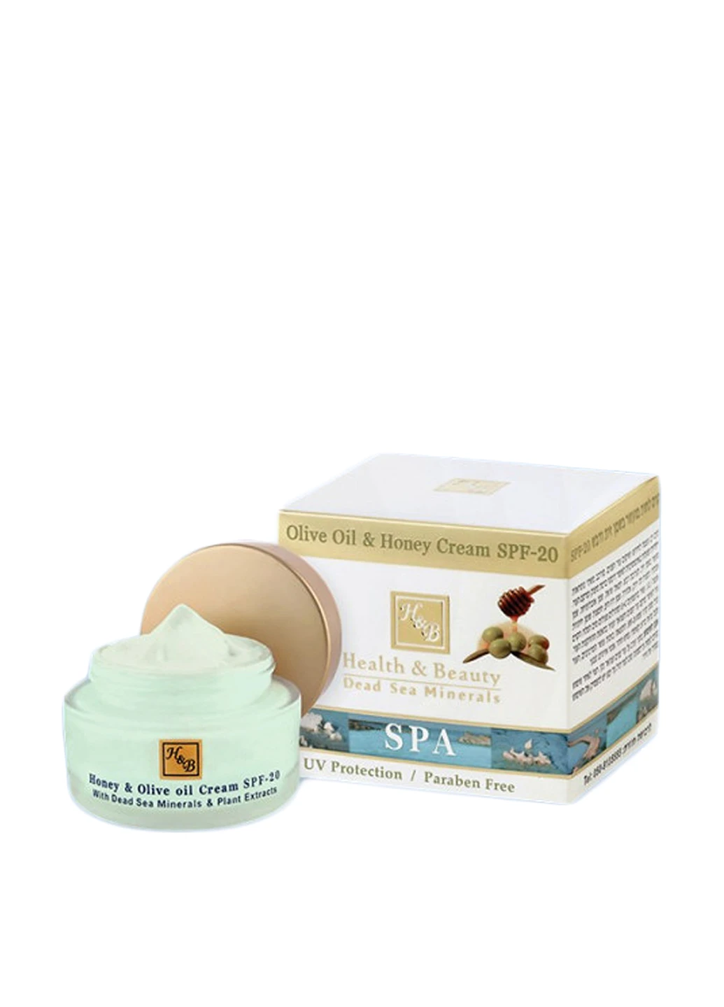 Health & Beauty Крем для лица с медом и оливковым маслом Honey & Olive Oil Cream — Крем, Израиль (160878862)