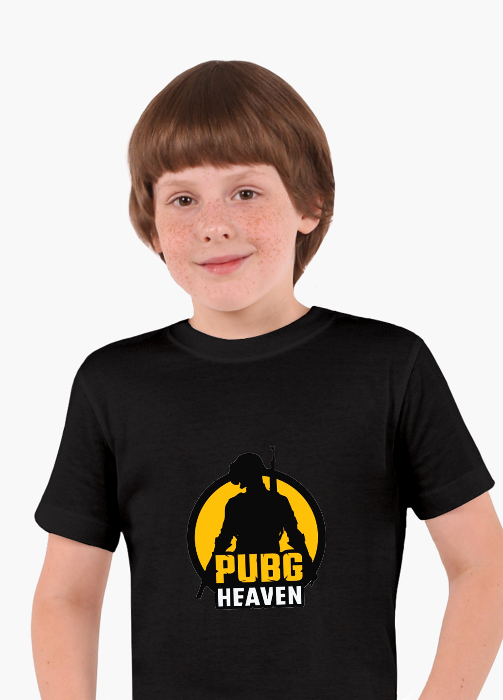 Черная демисезонная футболка детская пубг пабг (pubg)(9224-1185) MobiPrint