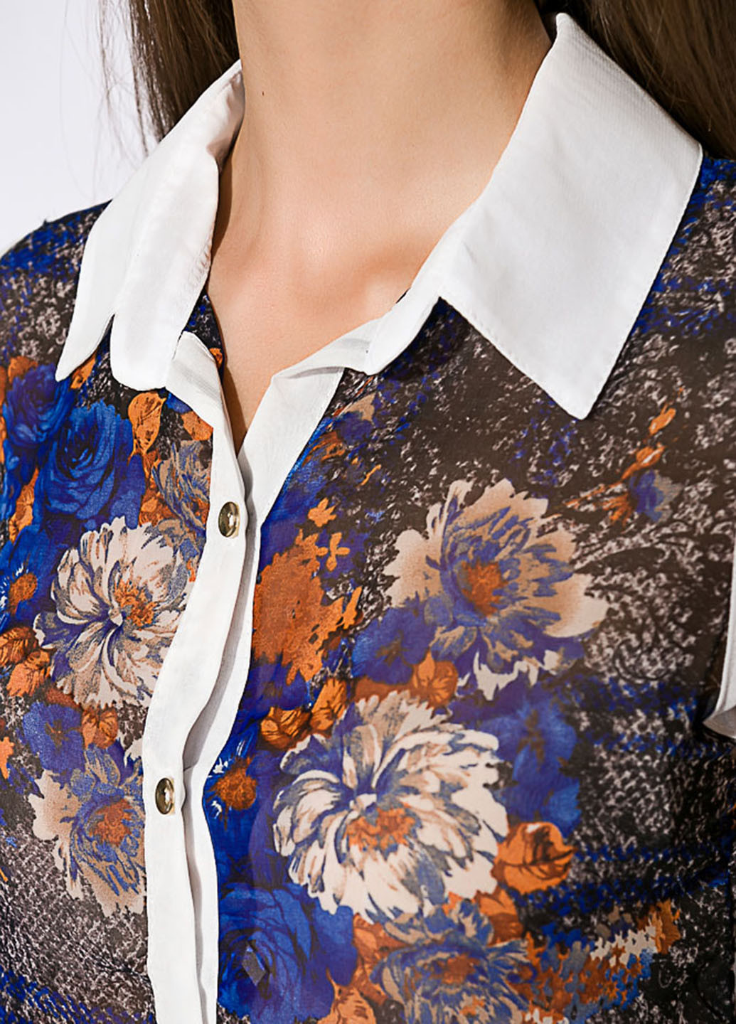 Комбинированная летняя блуза Time of Style