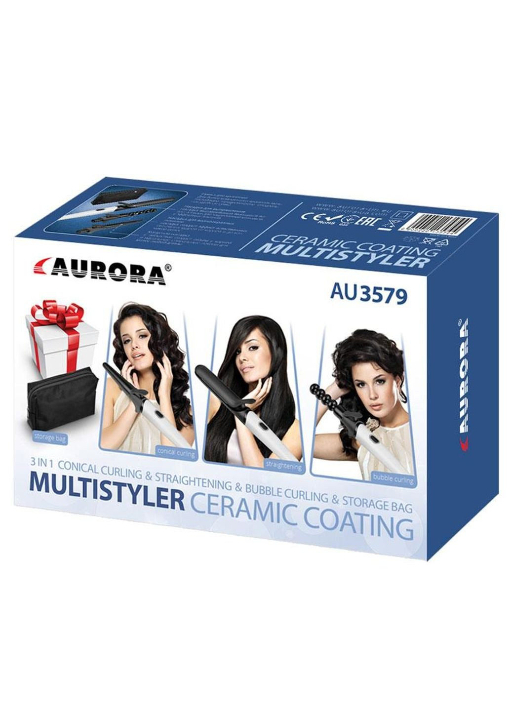 Мультистайлер для завивки и выпрямления волос 3579AU Aurora (253865818)