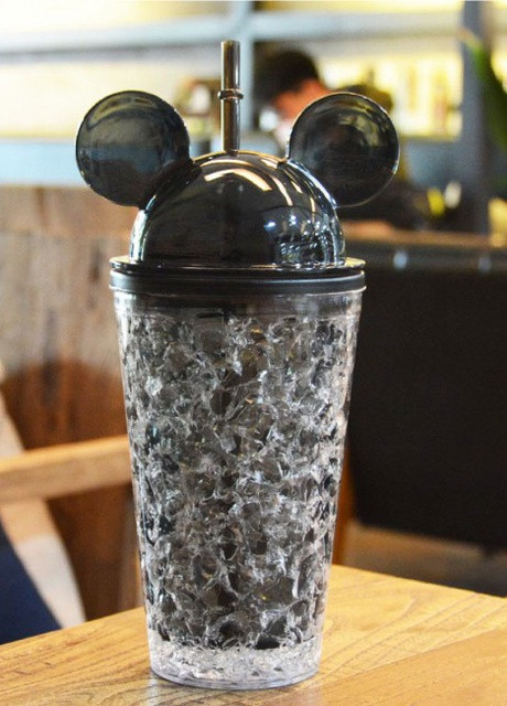 Охолоджена склянка з трубкою Mickey Mouse, чорний More (253840515)