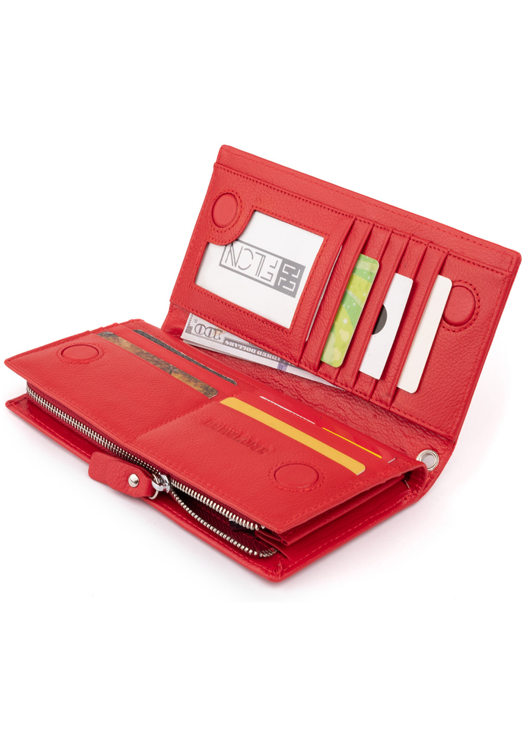 Жіночий шкіряний гаманець 19х9,5х2,5 см st leather (252129345)