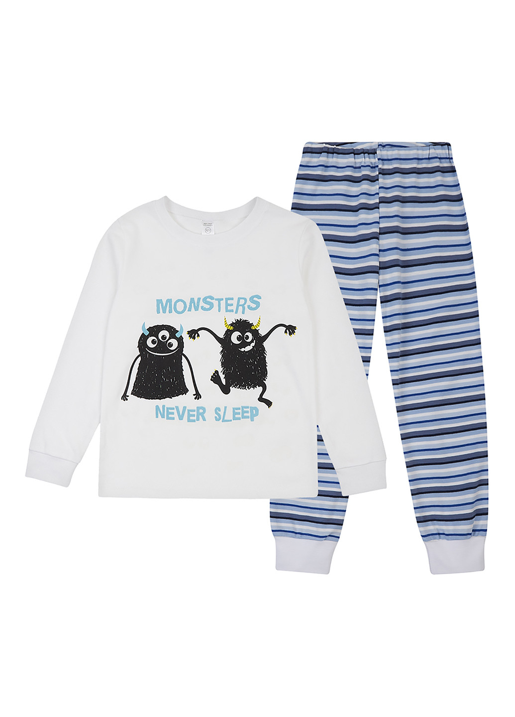 Комбінована всесезон піжама (лонгслів, штани) лонгслів + брюки Garnamama