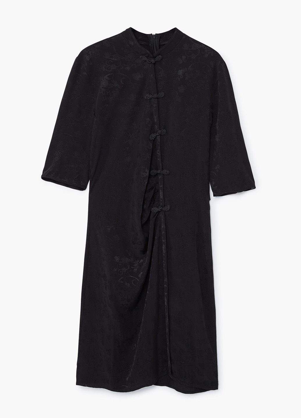 Черное кэжуал платье футляр Mango однотонное