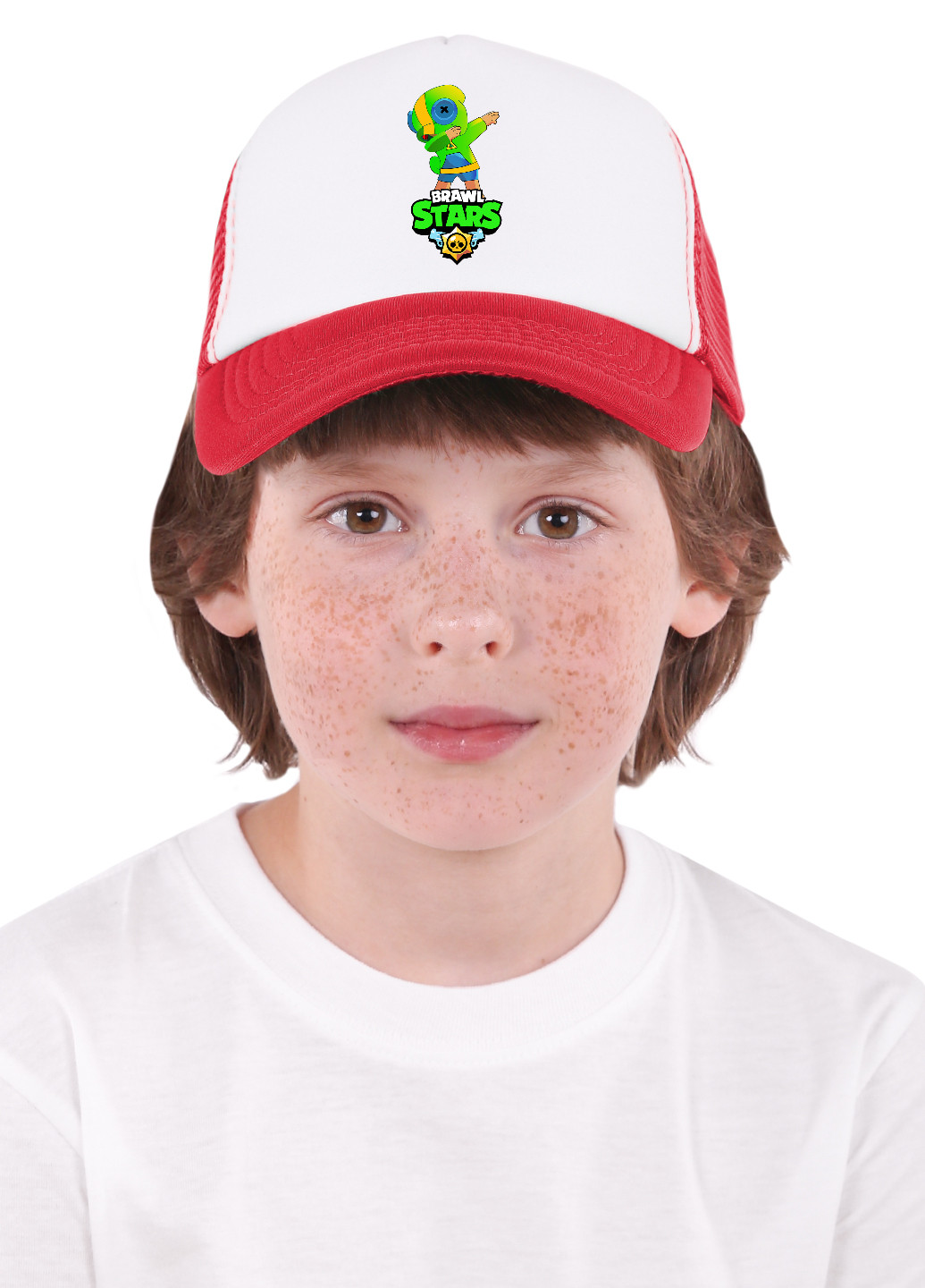 Кепка Тракер детская Зеленый Леон Бравл Старс (Green Leon Brawl Stars) (33404-1705) MobiPrint (220769718)