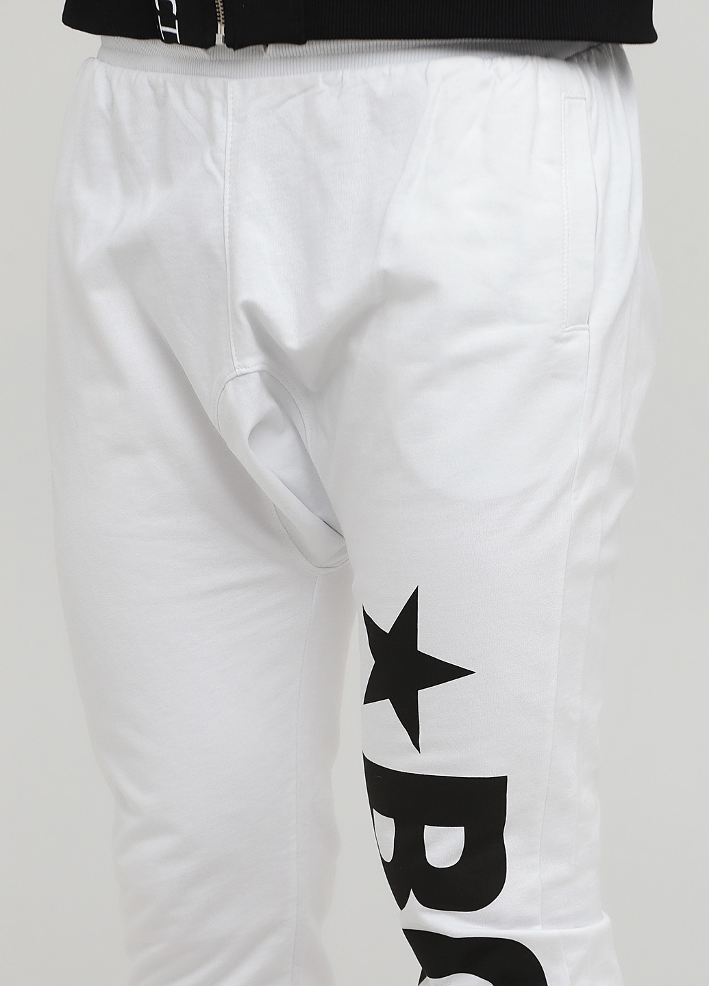 Белые спортивные демисезонные джоггеры брюки Boy London