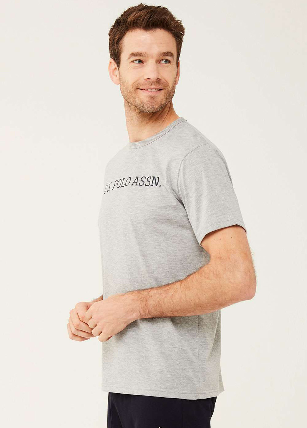 Сіра футболка U.S. Polo Assn.