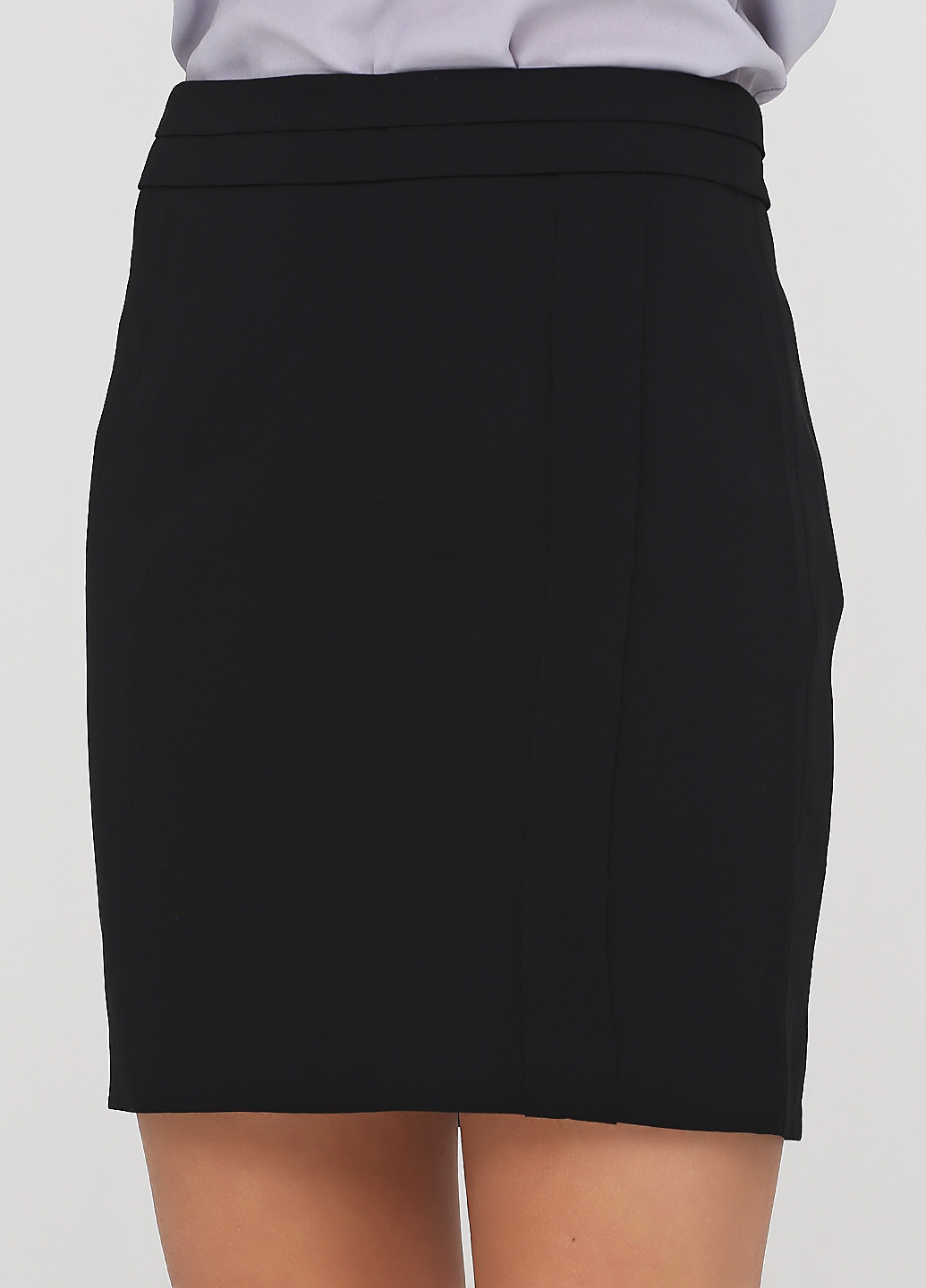 Черная кэжуал однотонная юбка Vero Moda карандаш