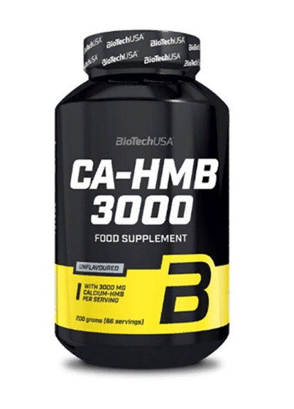 Ca-HMB 3000 200 g /66 servings/ Unflavored Biotechusa (256380118)