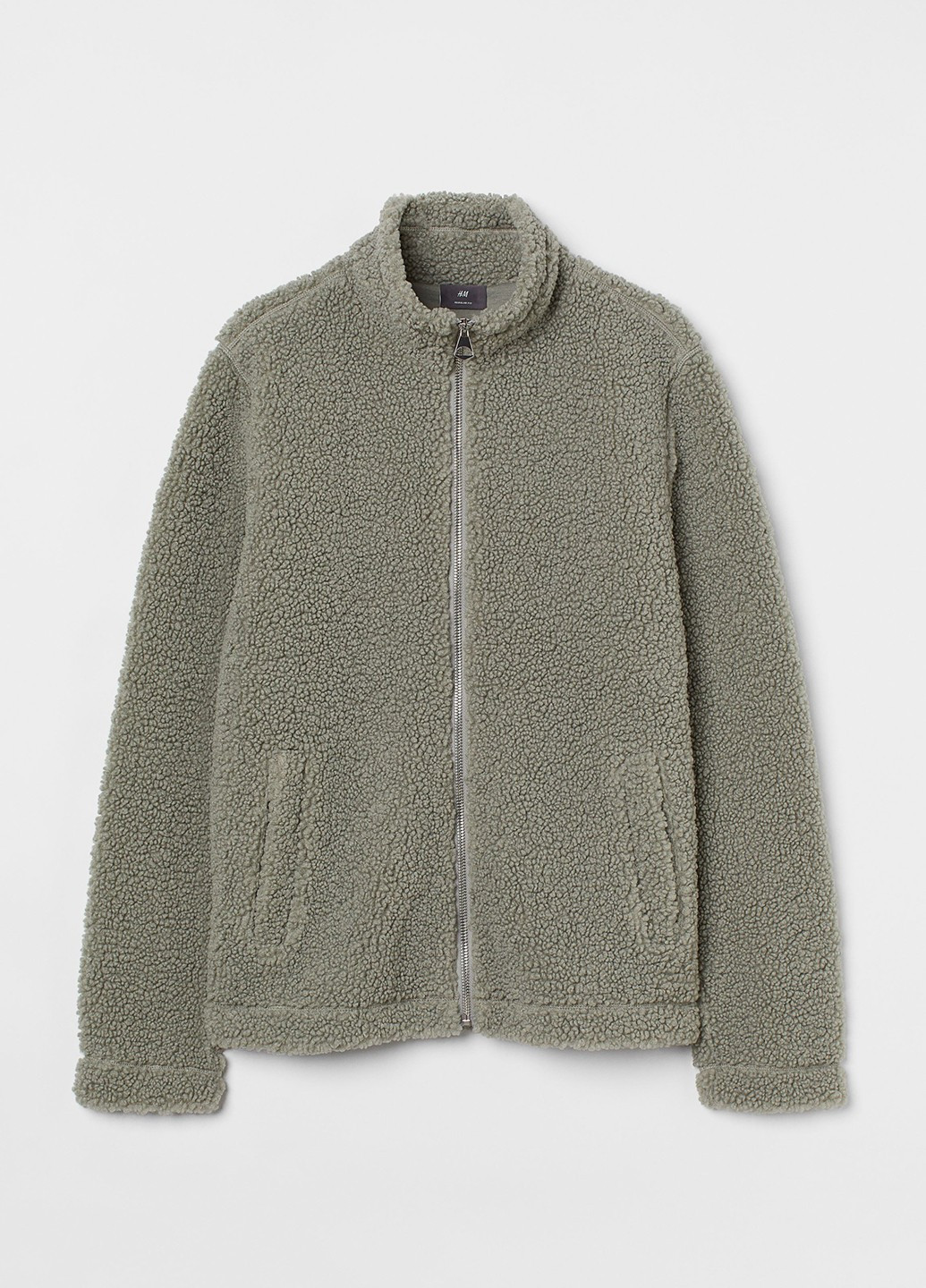 Сіро-зелена демісезонна куртка H&M