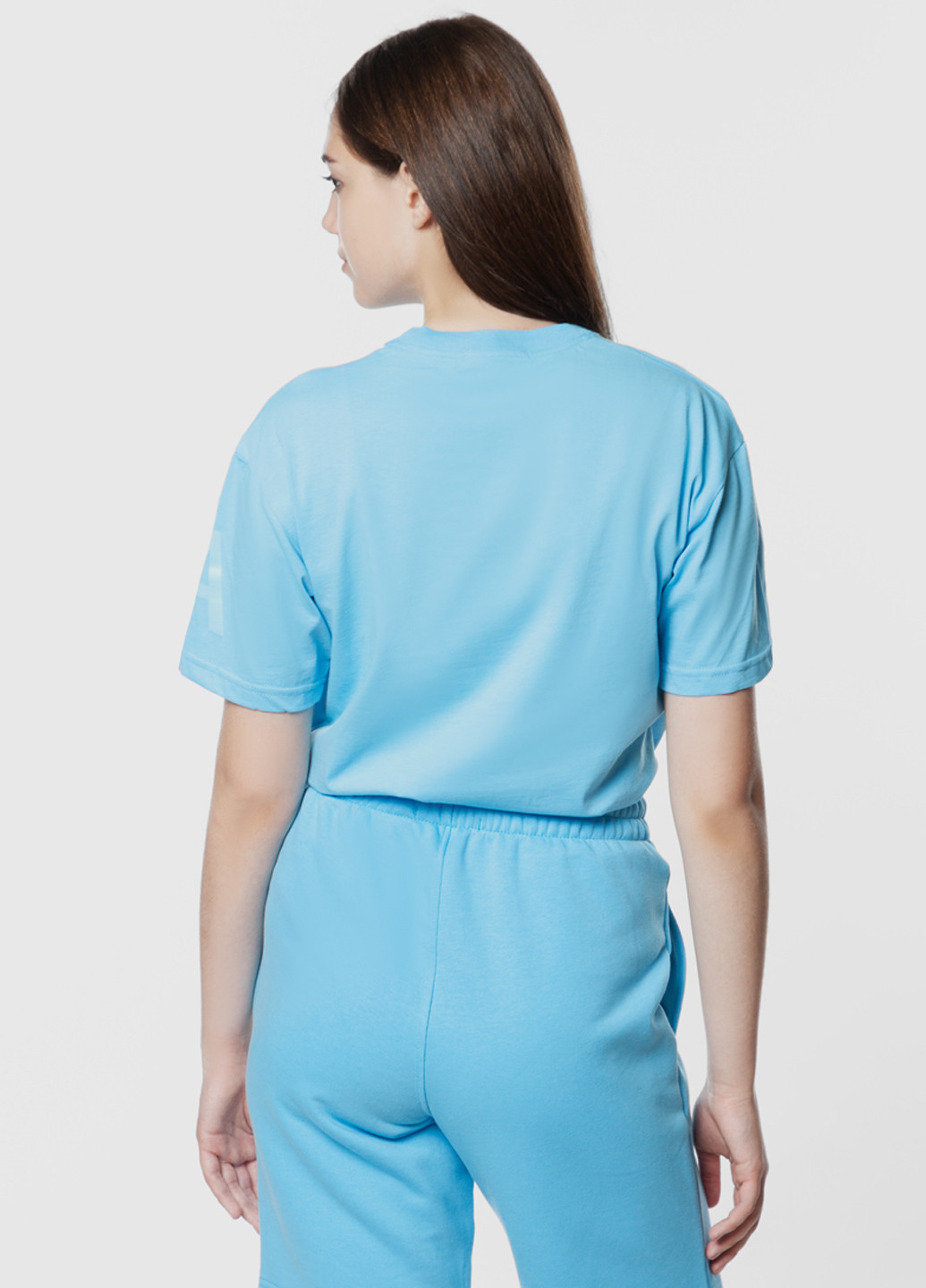 Блакитна літня футболка жіноча Arber T-shirt W Overs