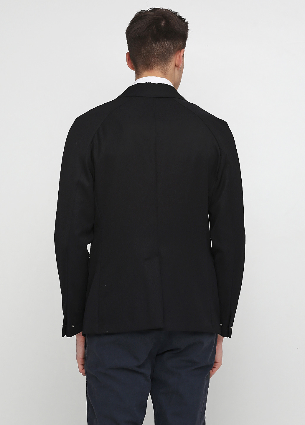 Пиджак Accademia с длинным рукавом однотонный чёрный деловой