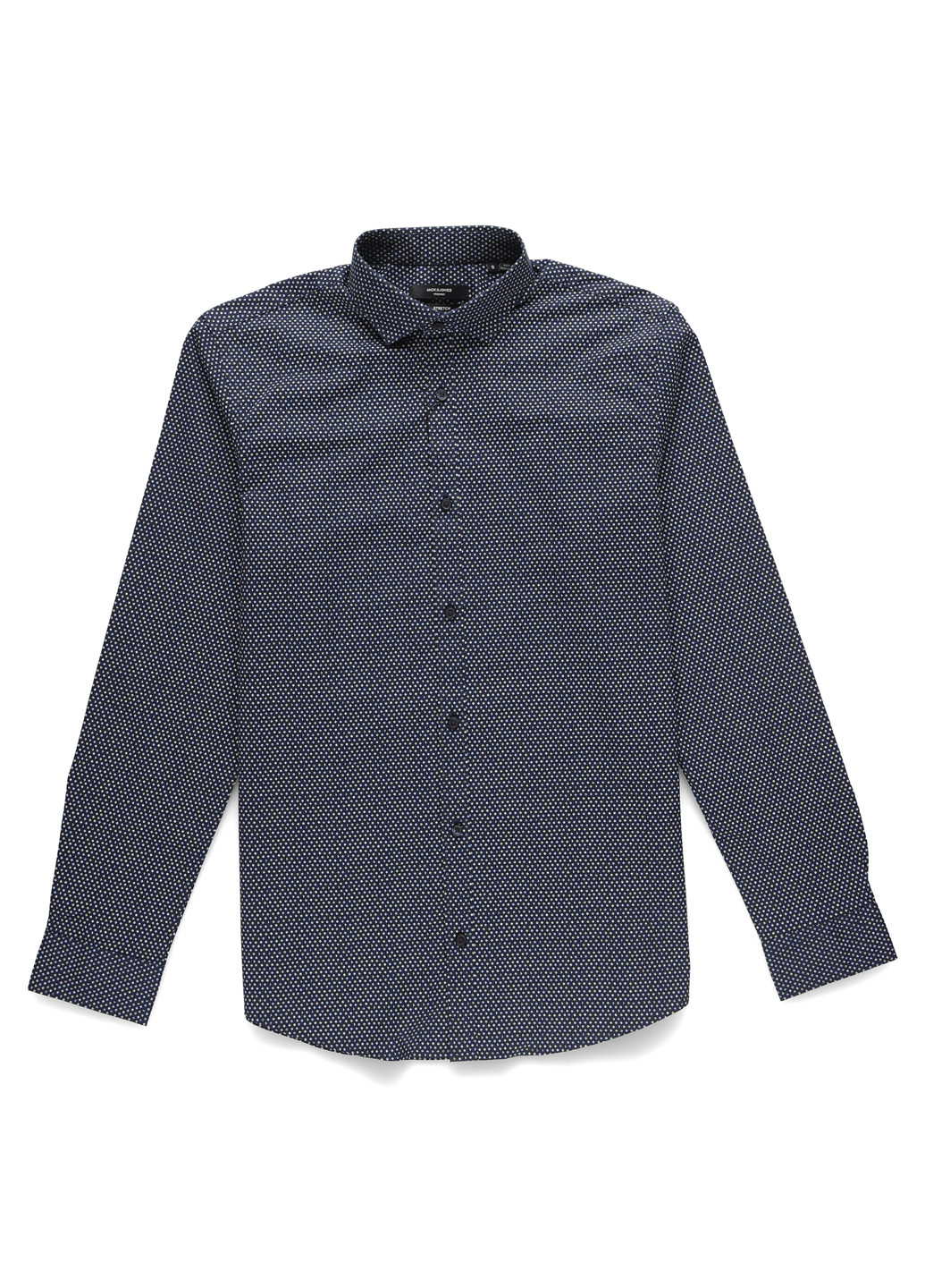 Темно-синяя кэжуал рубашка в горошек Jack & Jones
