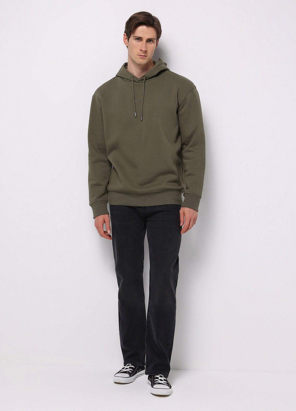 Темно-серые демисезонные регюлар фит джинсы Colin's