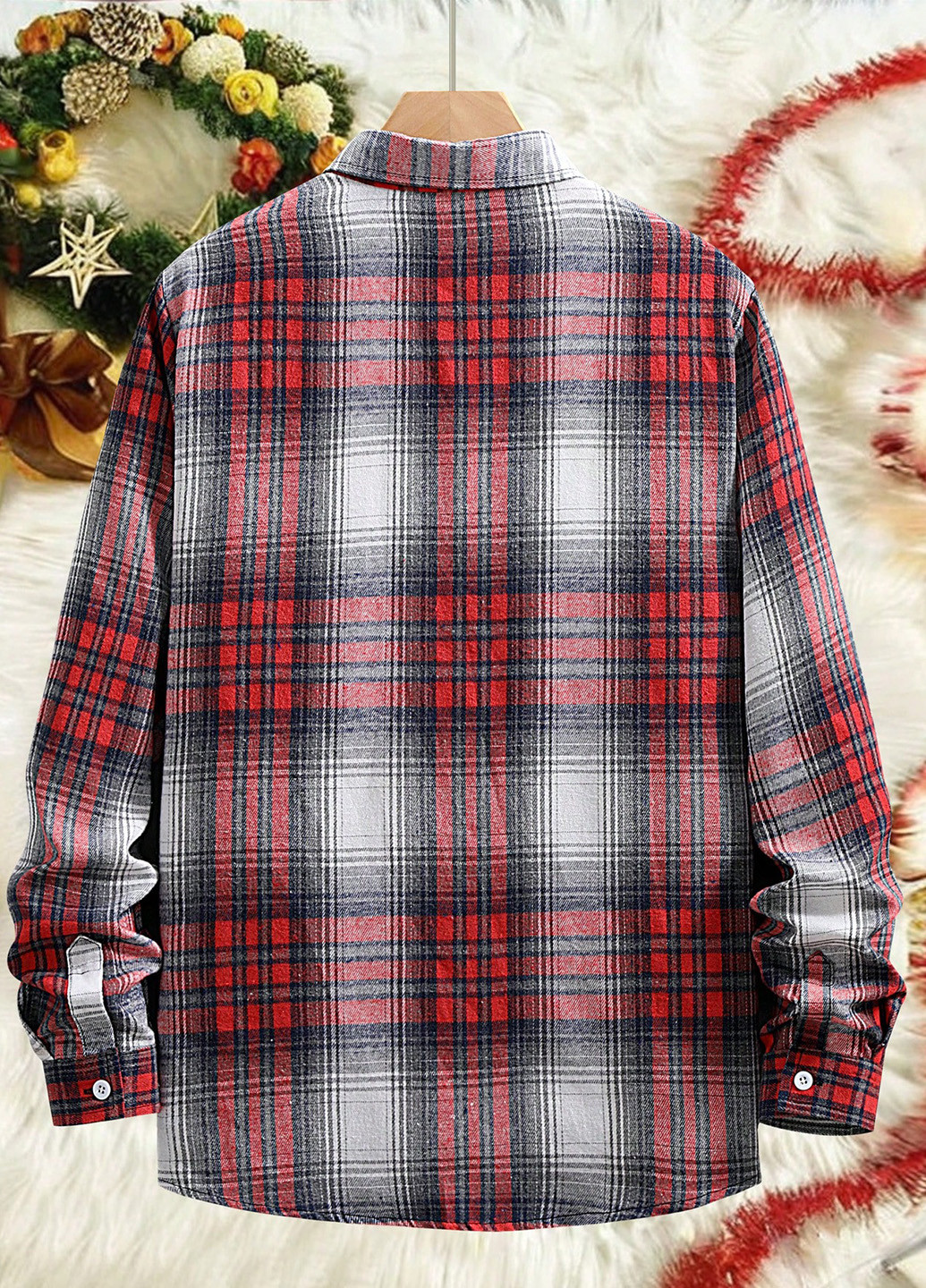 Цветная кэжуал рубашка в клетку SHEIN