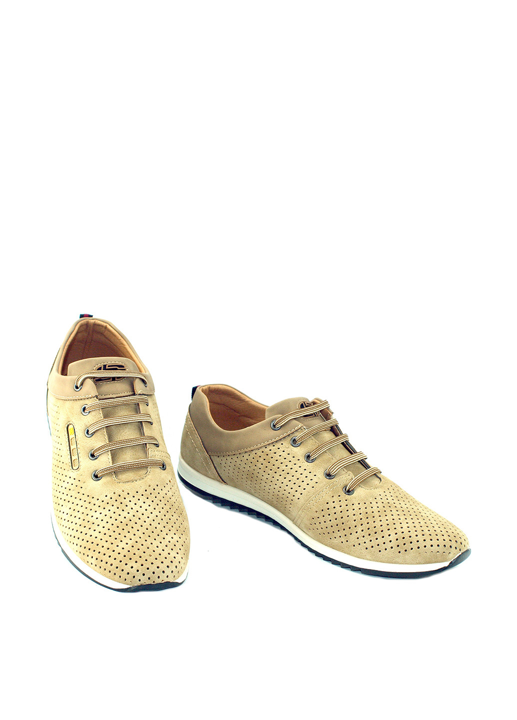 Бежевые летние кроссовки No Brand