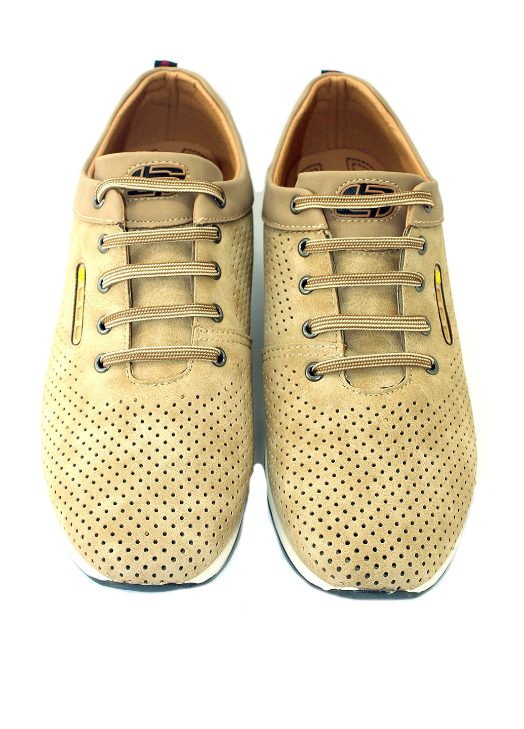 Бежевые летние кроссовки No Brand