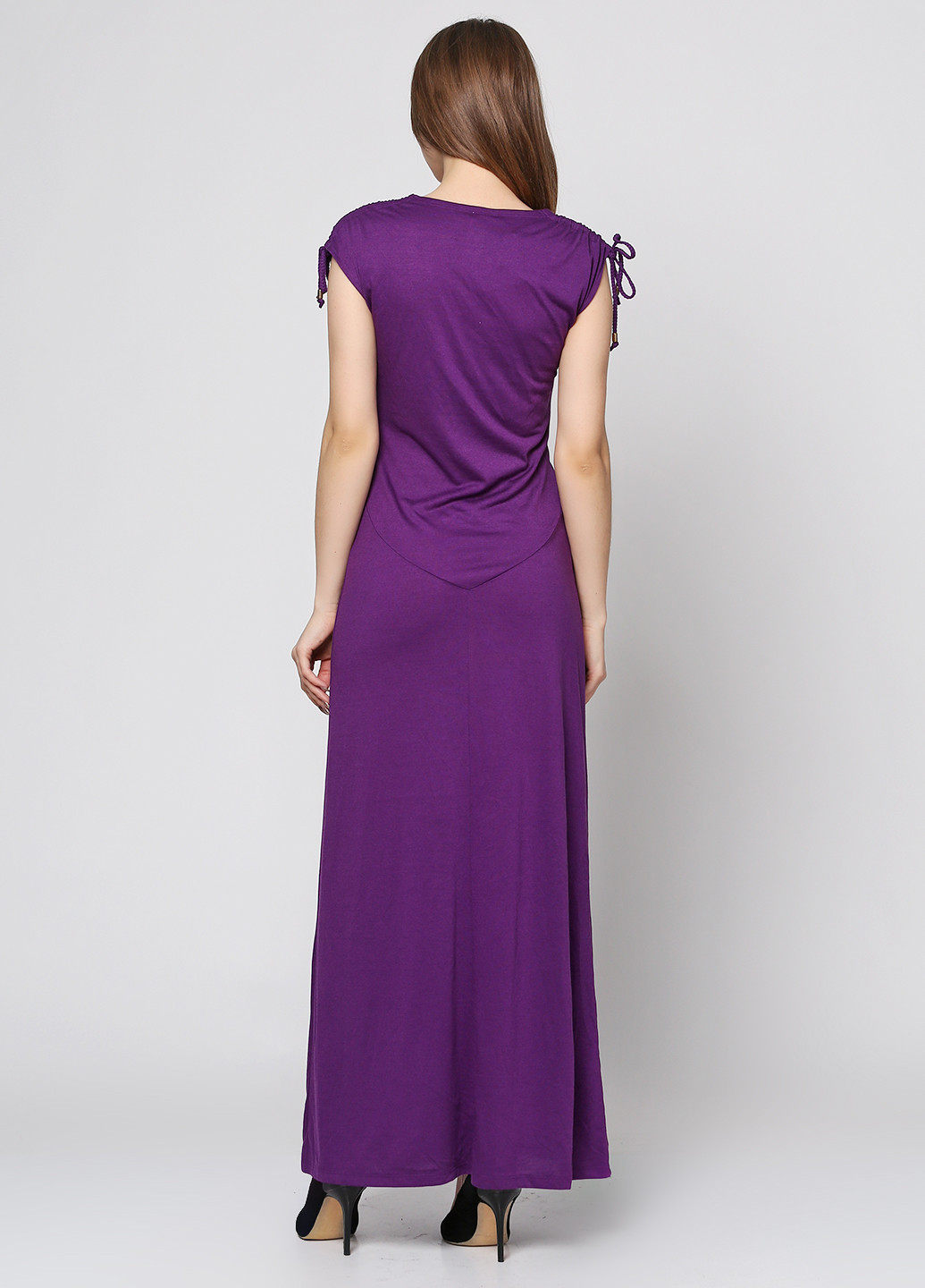 Фіолетова коктейльна сукня Mark однотонна