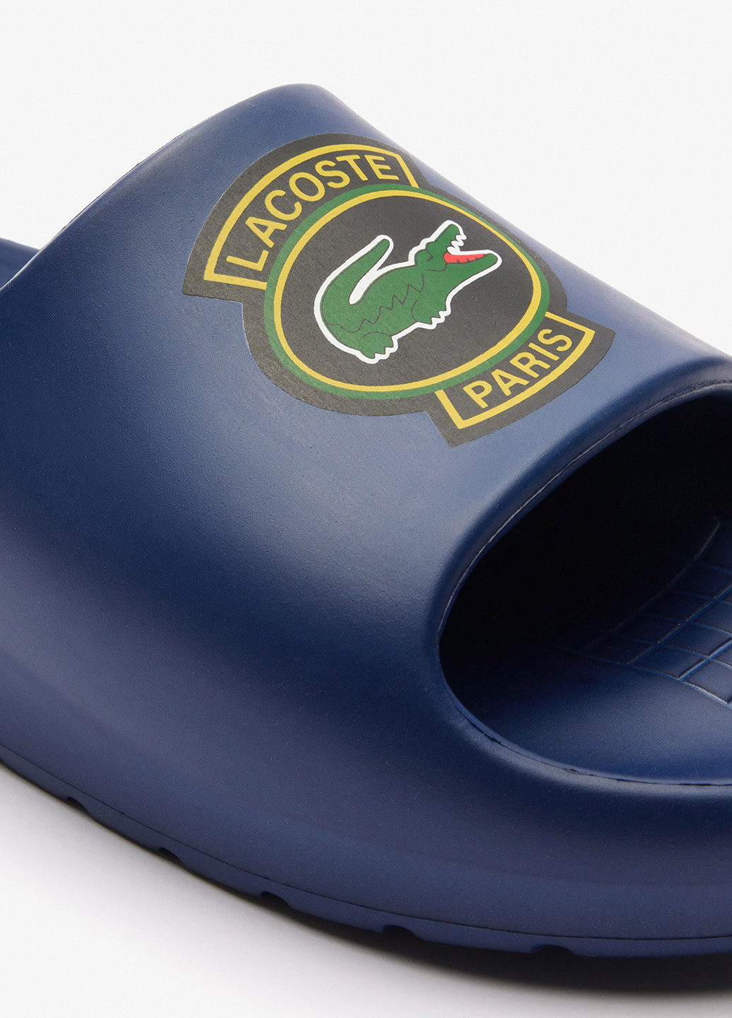 Темно-синие повседневные шлепанцы Lacoste