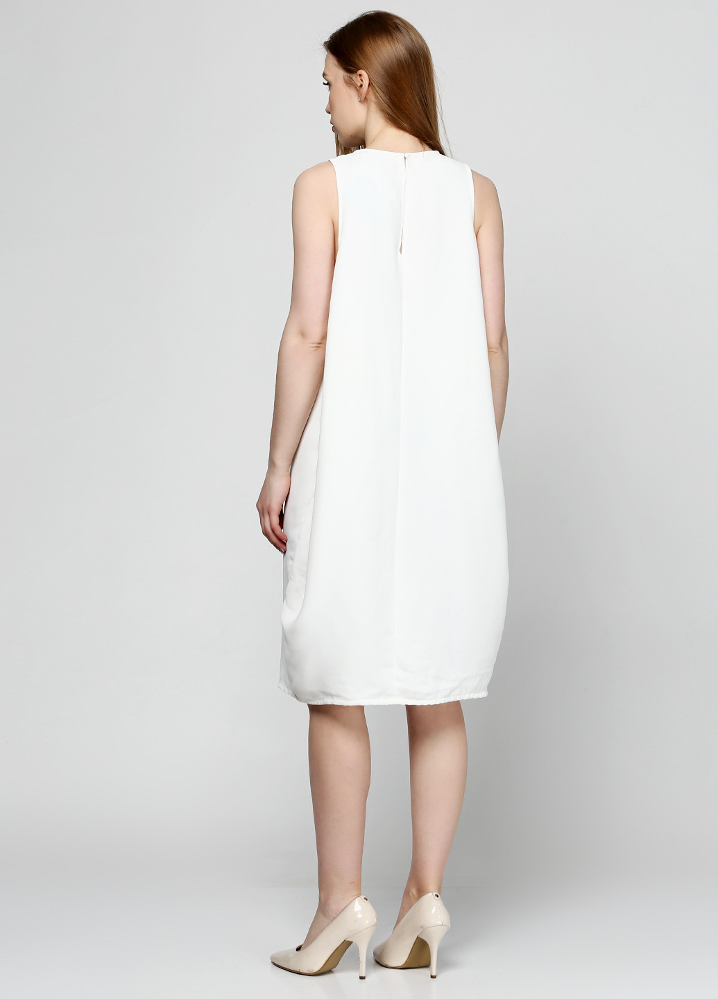 Белое кэжуал платье Finery однотонное