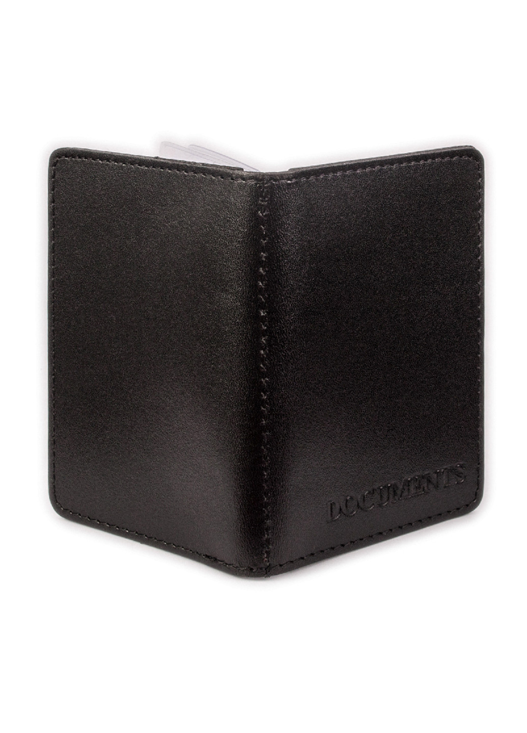 Подарунковий набір №2: обкладинка на паспорт + обкладинка на документи + картхолдер (чорний) HandyCover (216641972)