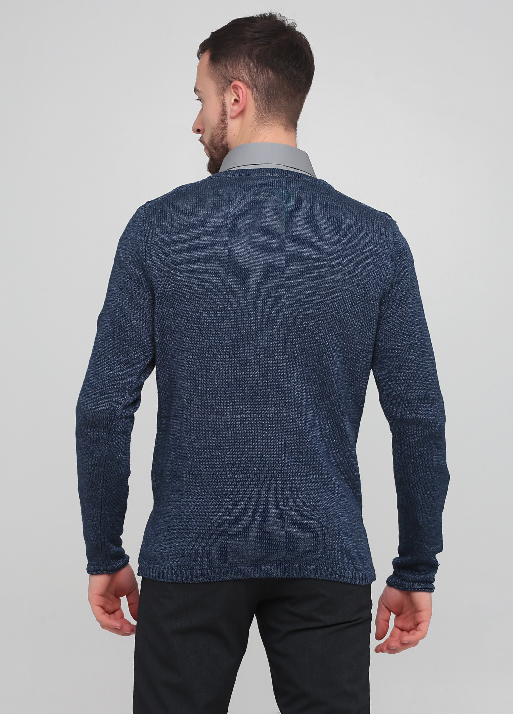 Темно-синий демисезонный пуловер пуловер Drykorn