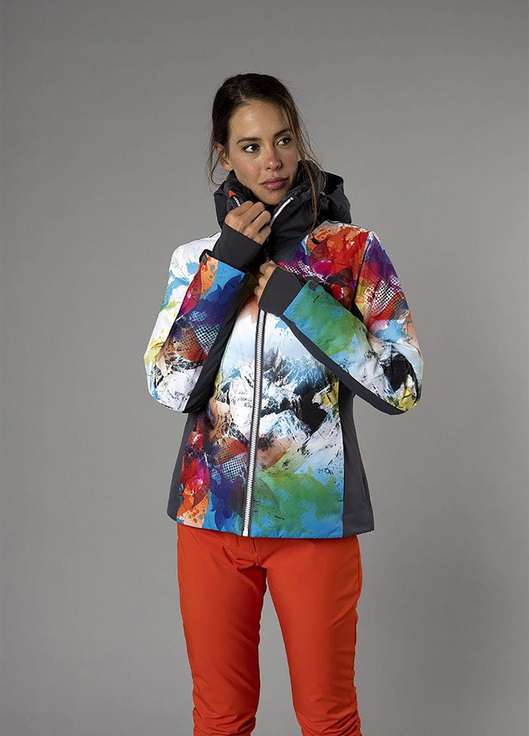 Лыжная куртка CMP woman jacket fix hood (263512515)