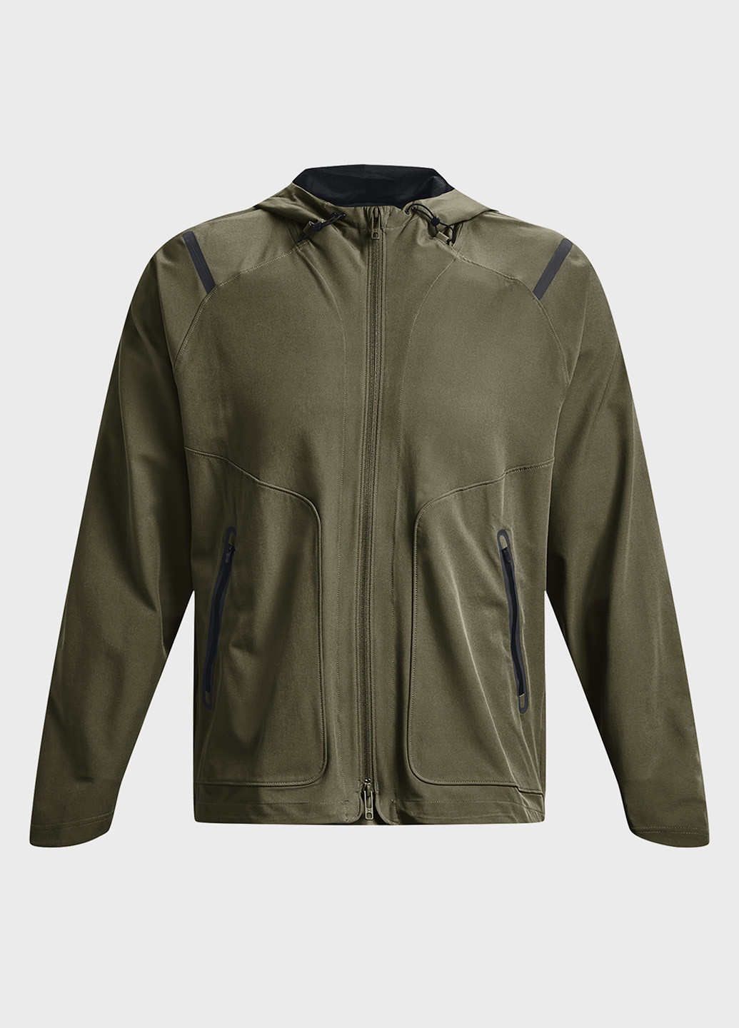 Оливковая демисезонная ветровка Under Armour