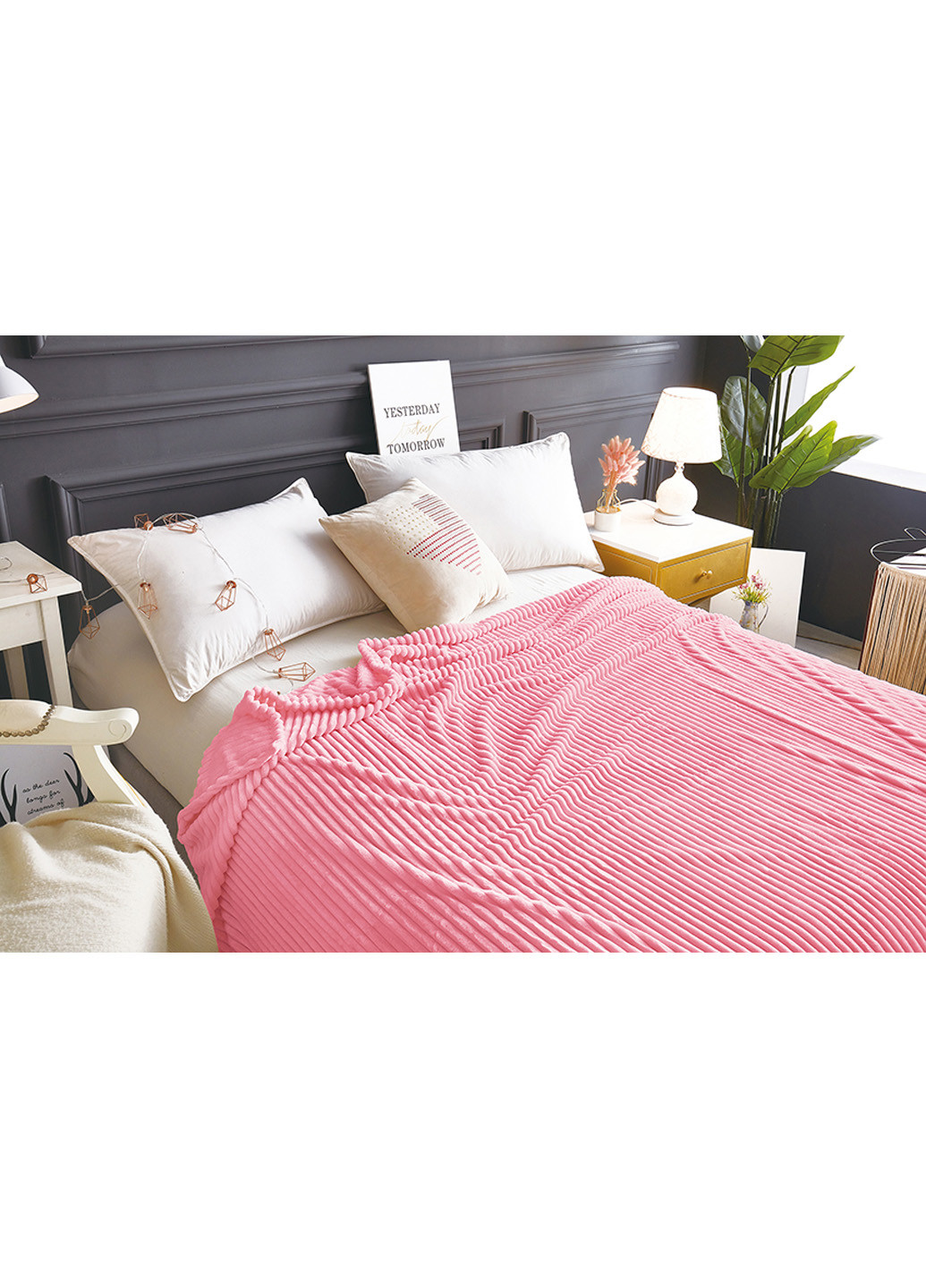 Плед велсофт-мікрофібра 160х220 см Tag (192447646)