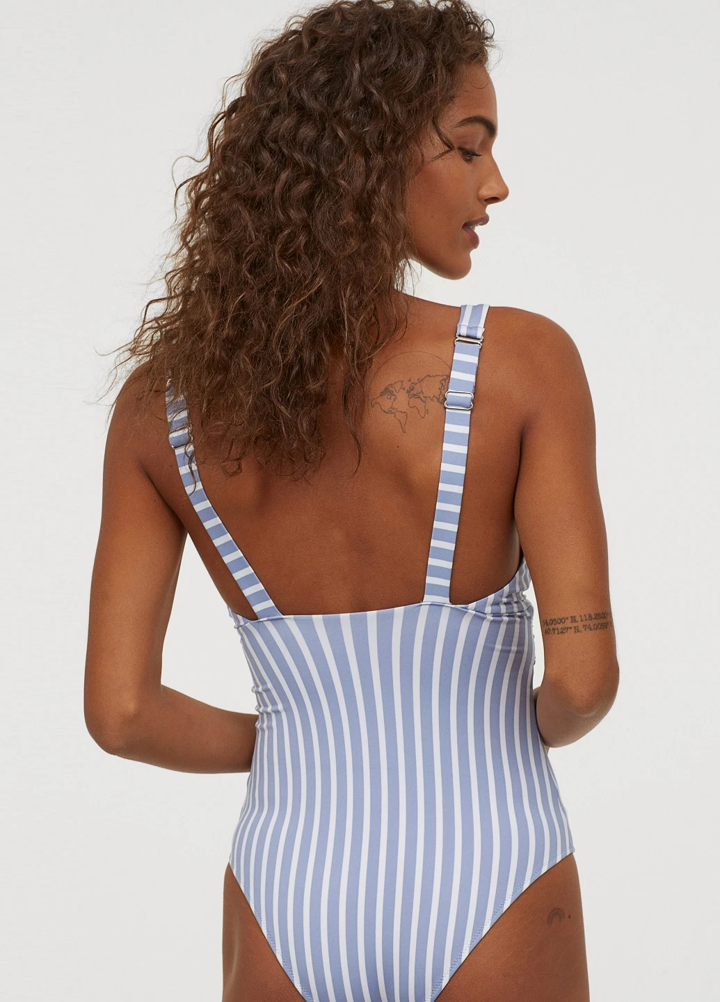 Блакитний літній купальник H&M
