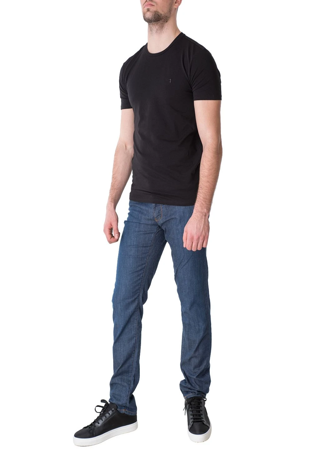 Черная футболка Trussardi Jeans