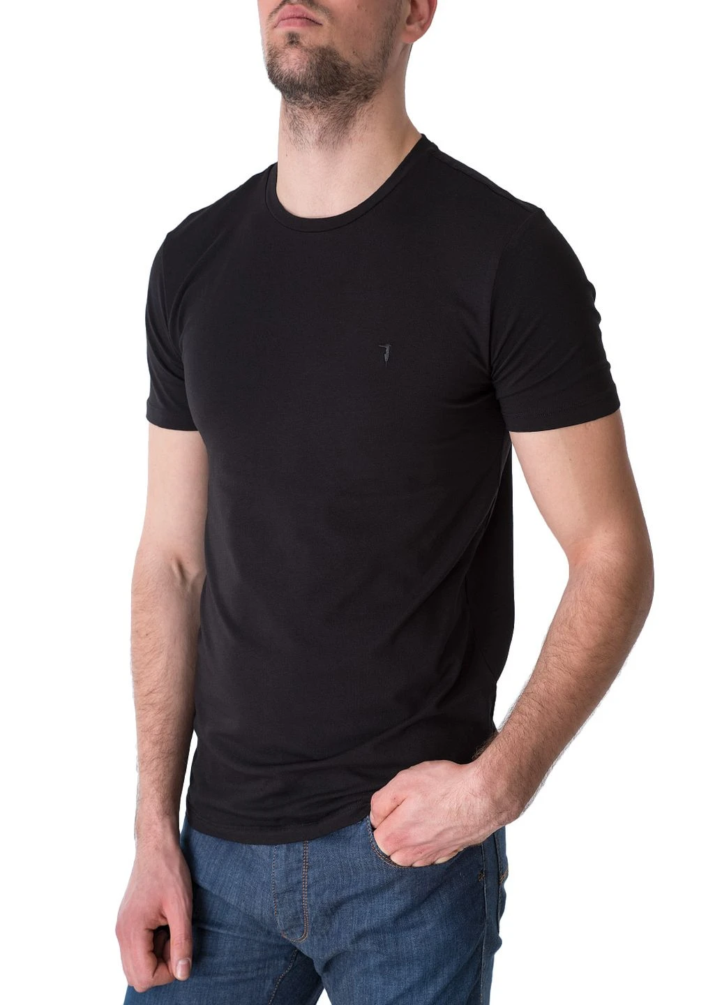 Черная футболка Trussardi Jeans