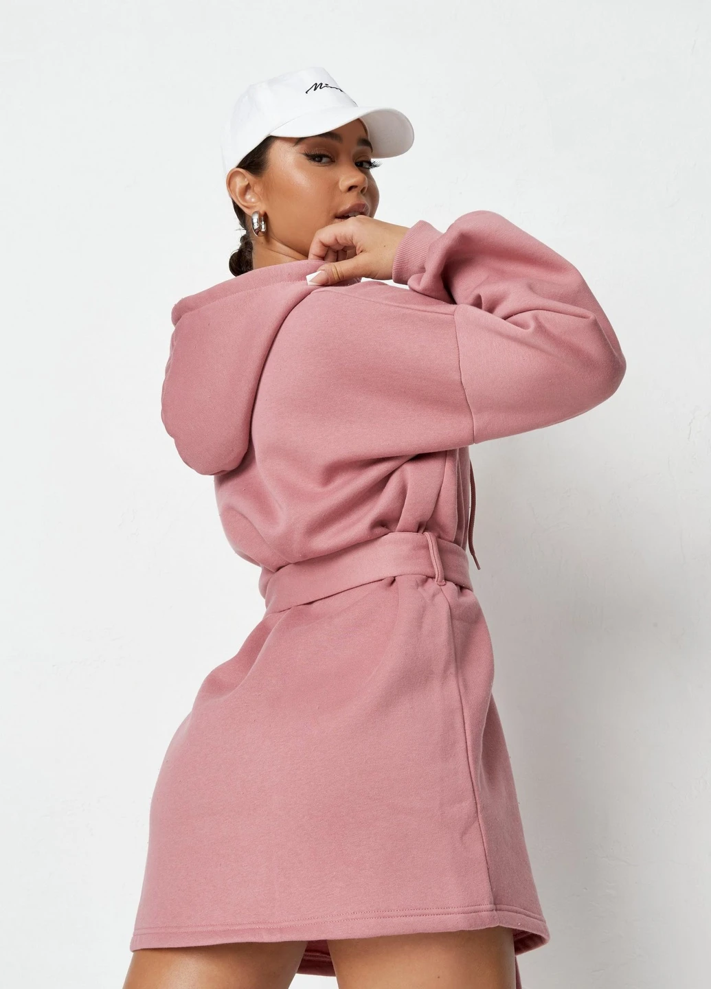Рожева кежуал сукня Missguided однотонна