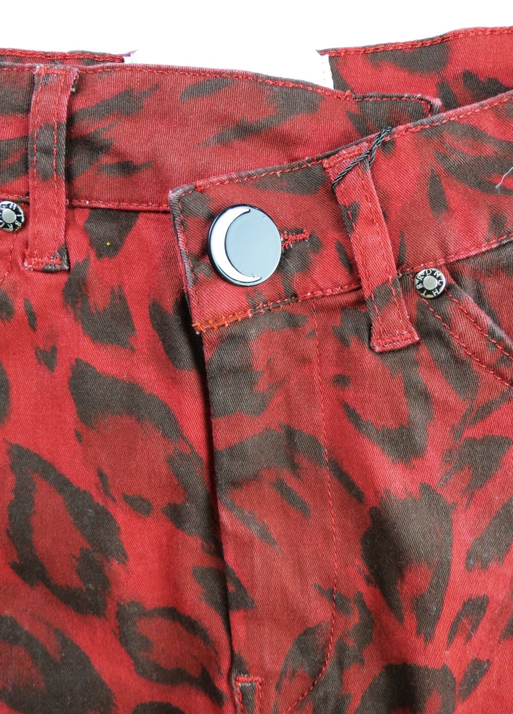 Красная леопардовая юбка Boohoo