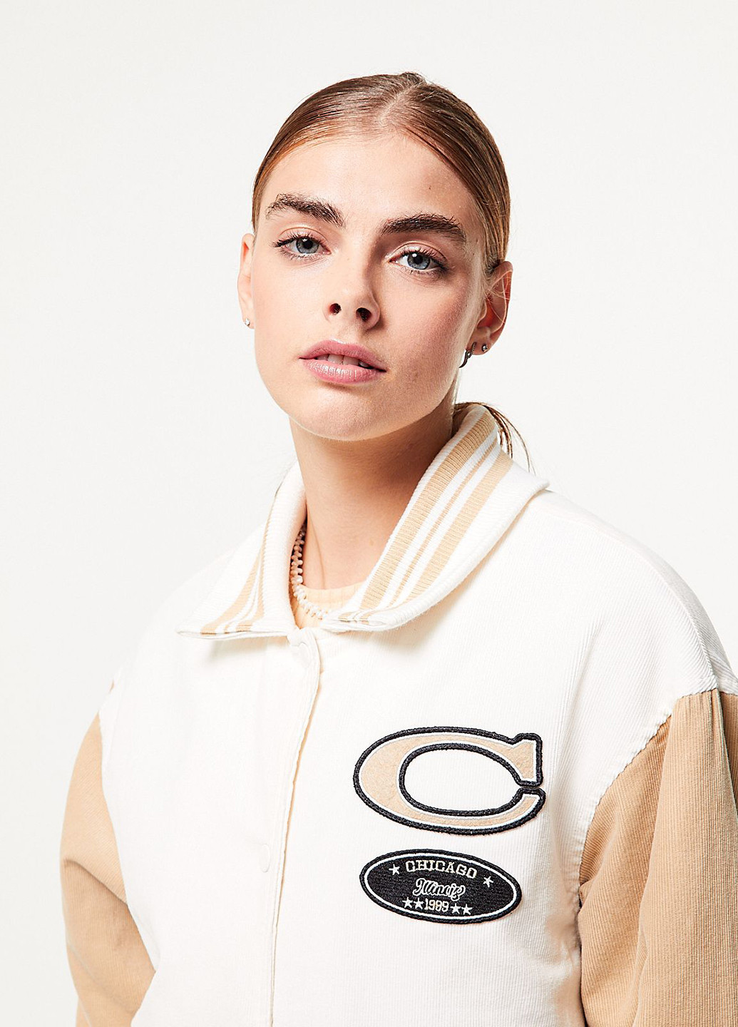 Комбинированная демисезонная куртка Jennyfer