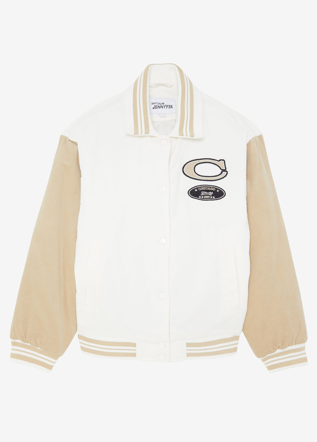 Комбинированная демисезонная куртка Jennyfer