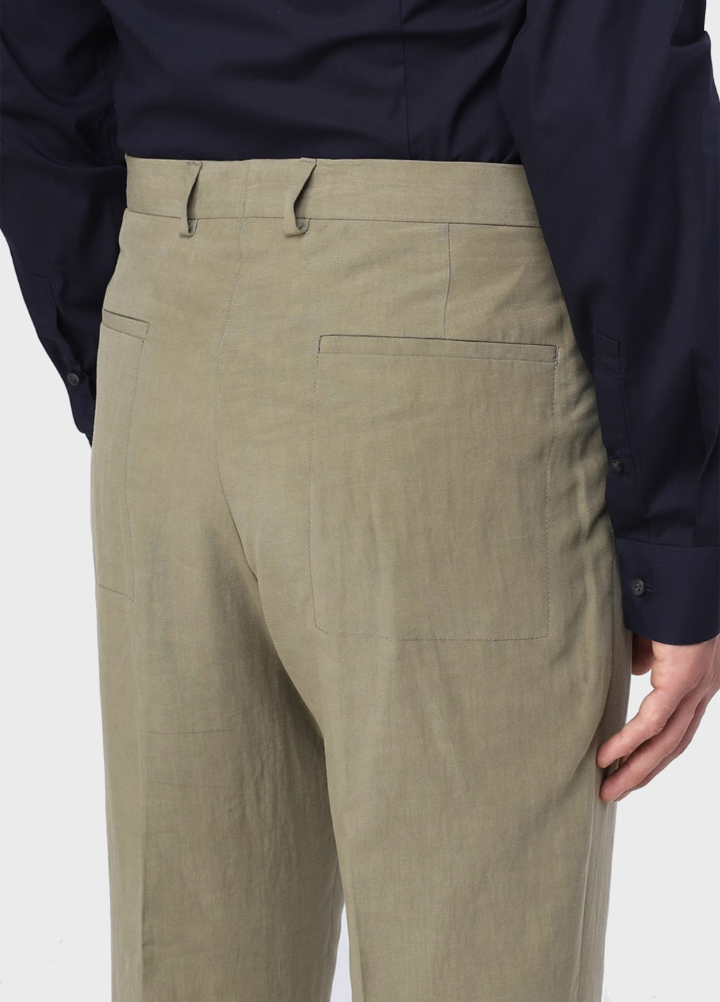 Оливковые кэжуал, классические демисезонные классические брюки Calvin Klein