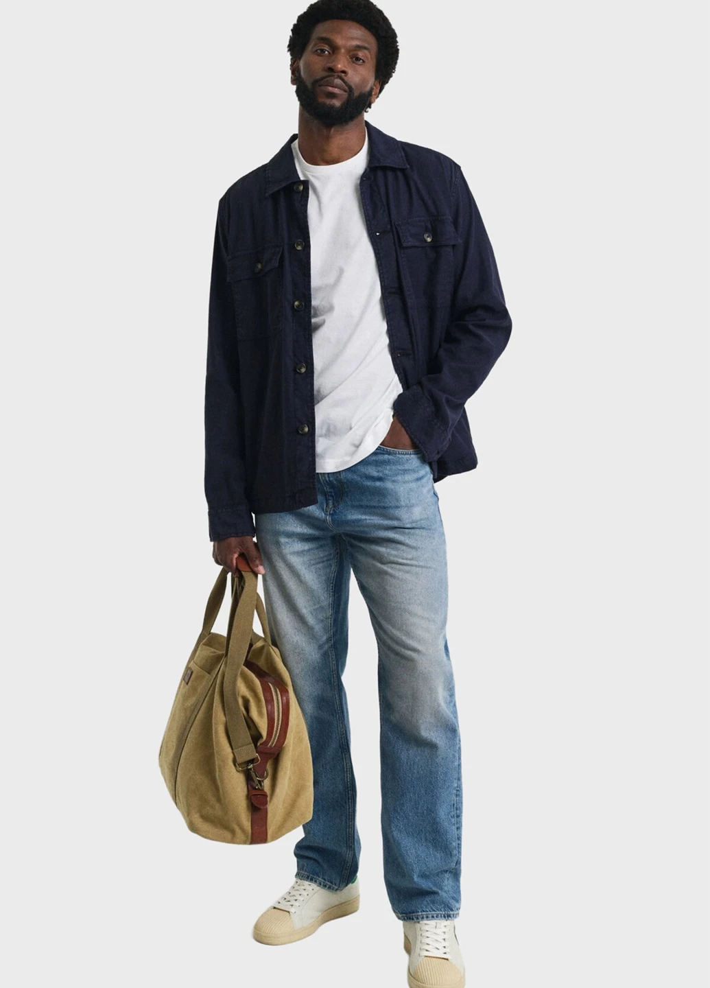 Белая футболка Gant