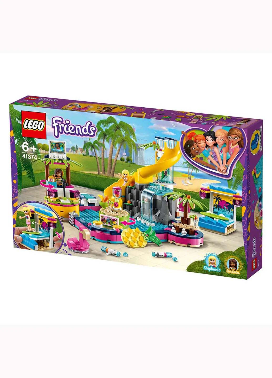 Конструктор Lego Friends Вечеринка Андреа у бассейна 468 деталей (207382910)