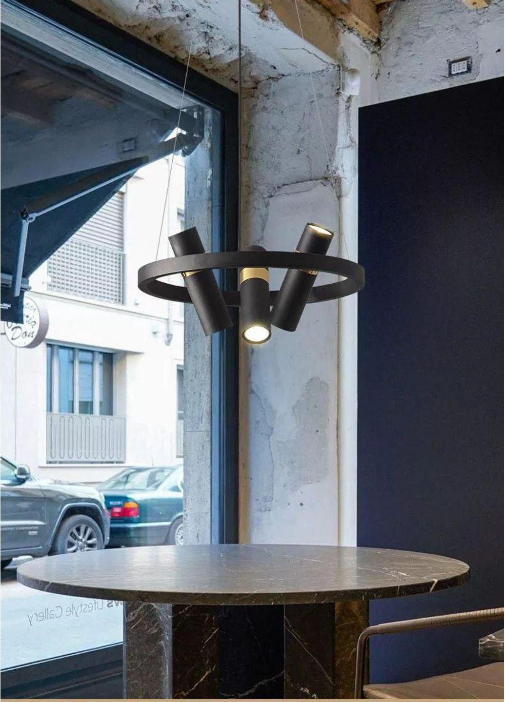 Люстра підвісна стельова в стилі LOFT (лофт) J063/6-bk-k Чорний 30х45х45 см. Sunnysky (253122505)