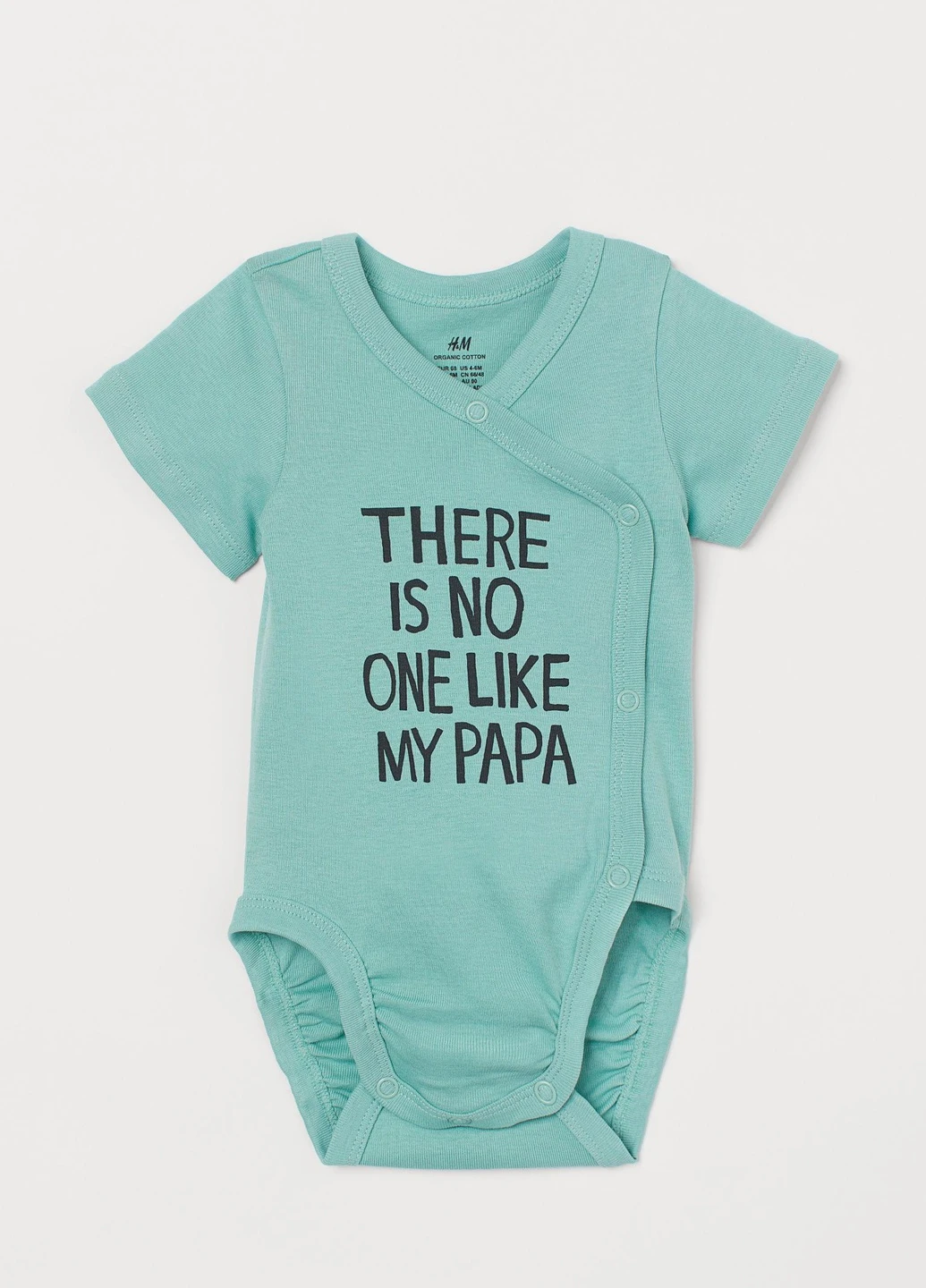 Боді,м'ятний з принтом, H&M (254866033)