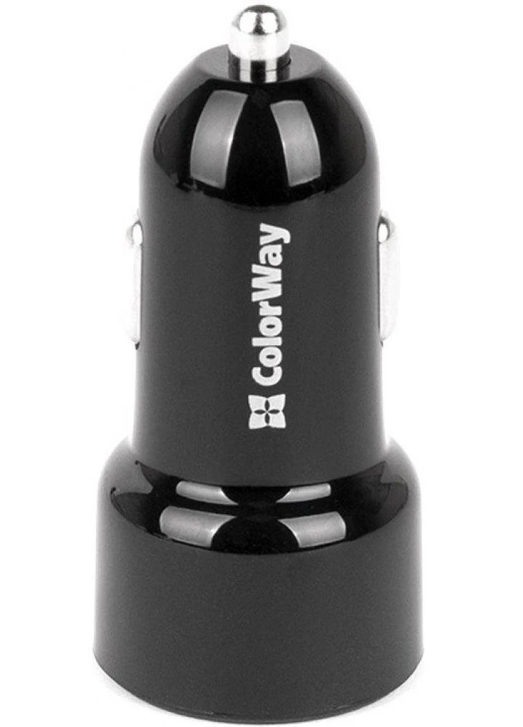 Зарядное устройство 2USB QC 3.0 + 2.4A black (CW-CHA008-BK) Colorway (216637177)