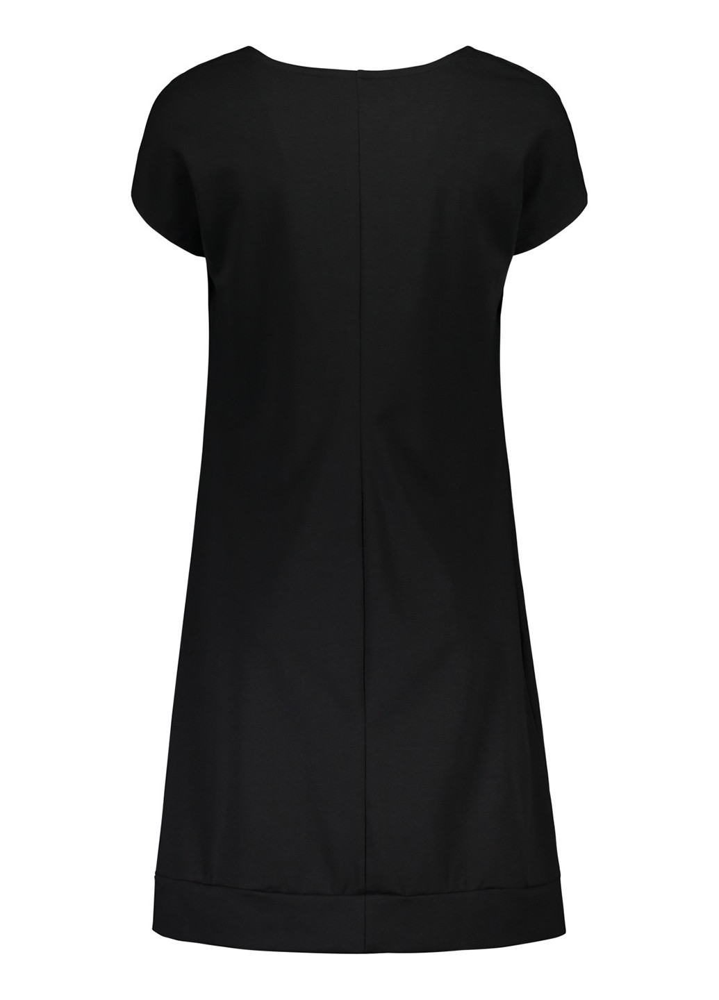 Чорна кежуал сукня футляр NOSH однотонна