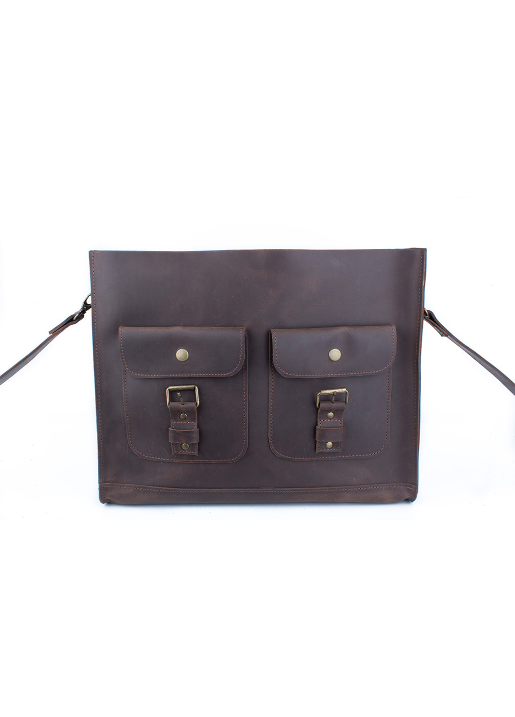 Практична чоловіча сумка для документів або ноутбука ручної роботи з вінтажної натуральної шкіри коньячного кольору Boorbon (253449139)
