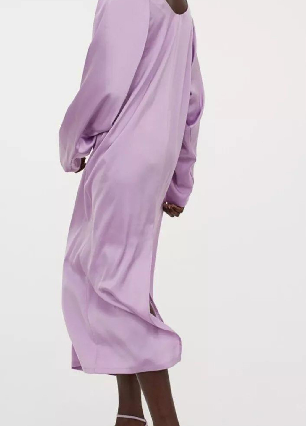 Світло-фіолетова кежуал сукня H&M однотонна