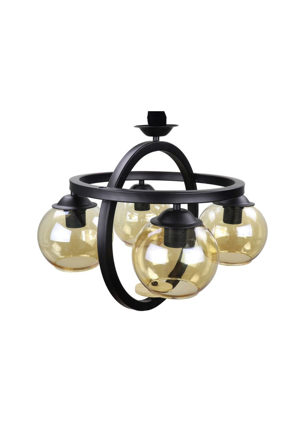 Люстра підвісна стельова в стилі LOFT (лофт) 12125/4 Чорний 45х47х47 см. Sunnysky (253630436)